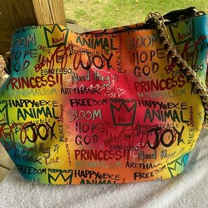 Alba Graffiti Bucket Purse